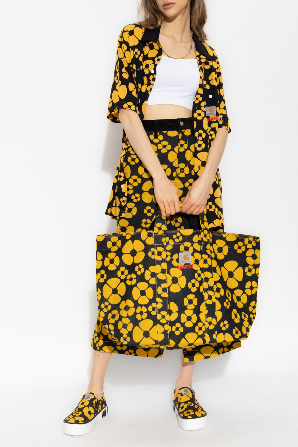 marni graphic print midi dress item - InteragencyboardShops